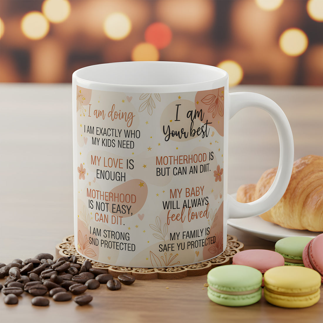 Personalized Affirmation Mug – Positive Quotes Coffee Cup – Self Love Gift for Women – Inspirational Daily Reminder |Mug 25