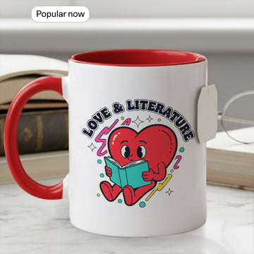 One of Literature Mug – Book Lover Coffee Mug, Literary Art Mug, Reading Mug for Bookworms & Literature Lovers| Mug 03