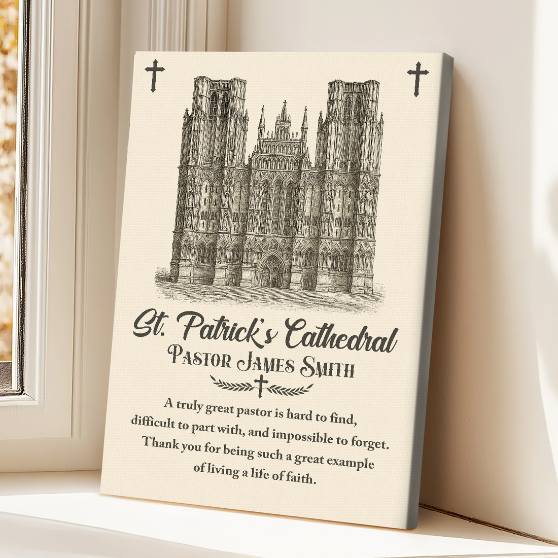 Thank You Pastor | Personalized Poster/Canvas